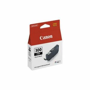 Cartus cerneala Canon PFI300PBK, capacitate 14.4ml, pentru Canon imagePROGRAF PRO-300 (Negru) imagine