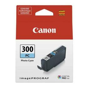 Cartus cerneala Canon PFI300PC, Cyan, capacitate 14.4ml, pentru Canon imagePROGRAF PRO-300 imagine