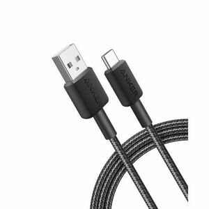 Cablu Anker 322 USB-C la USB-A 1.8 metri, Negru imagine