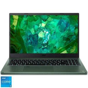 Laptop Acer Aspire Vero AV15-53P cu procesor Intel® Core™ i5-1335U pana la 4.6 GHz, 15.6inch, Full HD, IPS, 16GB DDR5, 512GB SSD, Intel® UHD Graphics, No OS, Verde imagine