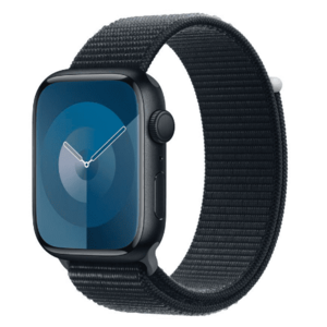 Smartwatch Apple Watch 9 GPS, 45mm Midnight Aluminium Case, Midnight Sport Loop imagine
