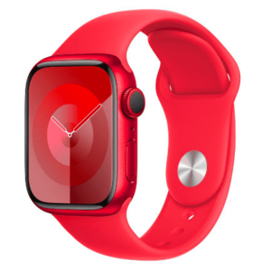 Smartwatch Apple Watch 9 GPS + Cellular, 41mm RED Aluminium Case, RED Sport Band - S/M imagine