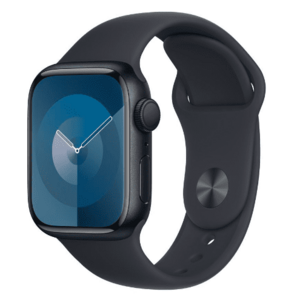 Smartwatch Apple Watch 9 GPS + Cellular, 41mm Midnight Aluminium Case, Midnight Sport Band - S/M imagine
