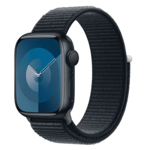 Smartwatch Apple Watch 9 GPS, 41mm Midnight Aluminium Case, Midnight Sport Loop imagine