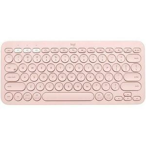 Tastatura Bluetooth Logitech Pebble Keys 2 K380s, Multi-Device (Roz) imagine