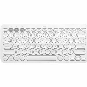 Tastatura Bluetooth Logitech Pebble Keys 2 K380s, Multi-Device (Alb) imagine