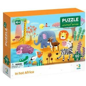 Puzzle - Minunatele animalute din Africa ( 60 piese) imagine