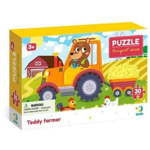 Puzzle - Ursuletul la ferma (30 piese) imagine
