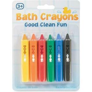 Set jucarii pentru baie Creioane colorate Tobar, 6 piese, 3 ani+ imagine