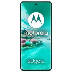 Telefon Mobil Motorola Edge 40 Neo, Procesor MediaTek Dimensity 7030, P-OLED 6.55inch, 12GB RAM, 256GB Flash, Camera Duala 50 + 13MP, Wi-Fi, 5G, Dual Sim, Android (Verde) imagine