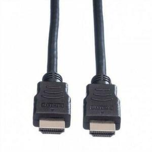 Cablu de date de mare viteza cu mufe aurite, Assman, 1.3 w/ amp. HDMI A tata /HDMI A tata, 20m, Negru imagine