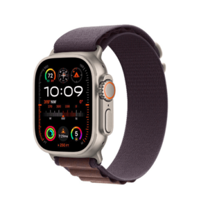 Smartwatch Apple Watch Ultra 2 GPS + Cellular, 49mm Titanium Case with Indigo Alpine Loop - Medium imagine