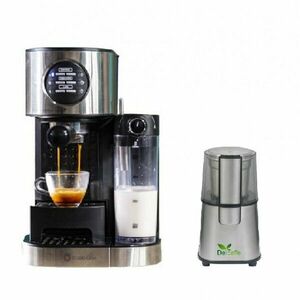 Pachet Espressor Cafea Studio Casa, Sc509 Barista Latte, 15Bar, Cu Rezervor Lapte + Rasnita Del Caffe Grind Master, 220W, 60G imagine