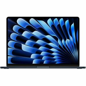 Laptop Apple MacBook Air 15 cu procesor Apple M2, 8 nuclee CPU si 10 nuclee GPU, 8GB, 256GB SSD, Midnight, RO KB imagine