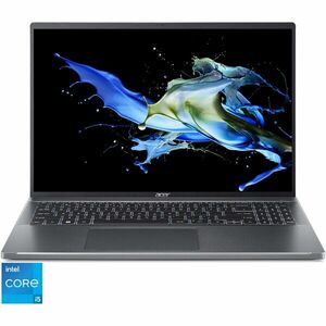 Laptop Acer Swift Go 16 SFG16-71-59V2 cu procesor Intel® Core™ i5-1335U pana la 4.6 GHz, 16, WUXGA, IPS, 16GB DDR5, 512GB SSD, Intel® Iris® Xe Graphics, No OS, Steel Gray imagine