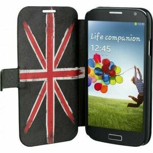 Husa Flap TnB UK Samsung Galaxy S4 i9500 Neagra imagine