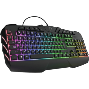 Tastatura semi-mecanica Trust GXT 881 Odyss, Iluminare RGB, Negru imagine