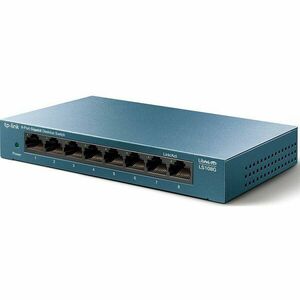 Switch TP-Link Desktop cu 8 porturi 10/100/1000Mbps, LS108G imagine