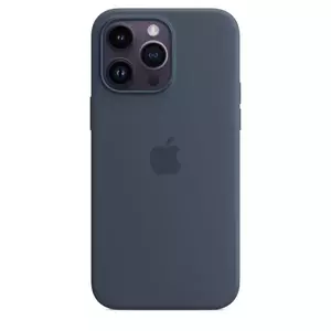 Husa de protectie Apple cu MagSafe pentru iPhone 14 Pro Max Silicon Storm Blue imagine