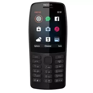 Telefon Mobil Nokia 210 (2019) Dual SIM Black imagine
