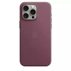 Husa de protectie Apple FineWoven cu MagSafe pentru iPhone 15 Pro Max Mulberry imagine