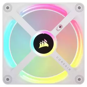 Ventilator Corsair iCUE Link QX120 RGB Expansion Kit White imagine