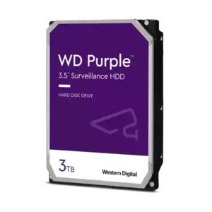 Hard Disk Desktop Western Digital WD Purple Surveillance 3TB 5400RPM SATA3 256MB imagine