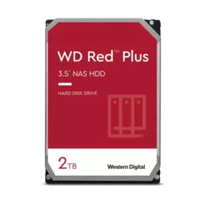 Hard Disk Desktop Western Digital WD Red Plus NAS 2TB 5400RPM 64MB SATA III imagine