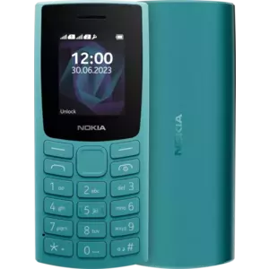 Telefon Mobil Nokia 105 (2023) Dual SIM Cyan imagine