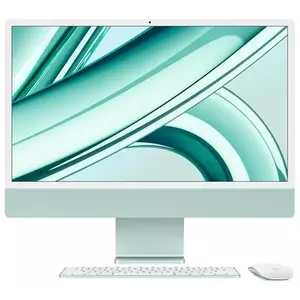 Sistem All-In-One Apple iMac 2023 24" Retina 4.5K Apple M3 8-core GPU RAM 8GB SSD 256GB Tastatura INT Mac OS Sonoma Green imagine