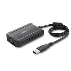 Adaptor video StarTech USB2VGAE3, VGA, USB , Full HD (Negru) imagine