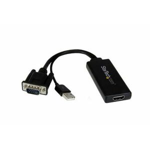 Adaptor video StarTech VGA2HDU, VGA, HDMI, USB, 1080p (Negru) imagine