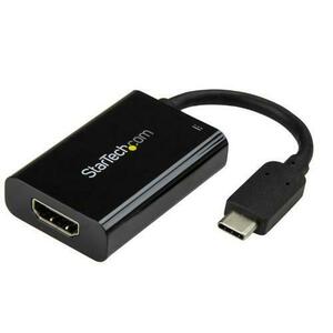 Adaptor video StarTech CDP2HDUCP, HDMI 2.0, USB Type C, 60W, 4K/60Hz (Negru) imagine