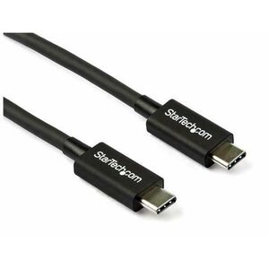 Cablu de date StarTech TBLT34MM80CM, USB-C Thunderbolt 3, 40Gbps, 0.8m (Negru) imagine