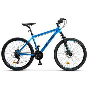 Bicicleta MTB-HT Carpat C2684C, 21 Viteze, Cadru Aluminiu 6061, Roti 26inch, Frane pe Disc (Albastru) imagine