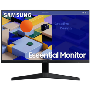 Monitor IPS LED Samsung Essential 24inch LS24C310EAUXEN, Full HD (1920 x 1080), VGA, HDMI, AMD FreeSync (Negru) imagine