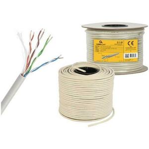 Cablu UTP GEMBIRD UPC-5004E-SOL/100, Cat5e, Cupru-Aluminiu, rola 100m imagine