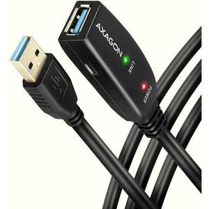 Cablu AXAGON ADR-305, USB 3.0, prelungitor 10m, activ, USB-A tata - USB-A mama, Negru imagine
