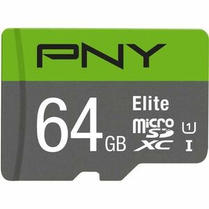 Card de memorie PNY Elite Micro-SDXC, 64GB, Class 10, UHS-I, U1 imagine
