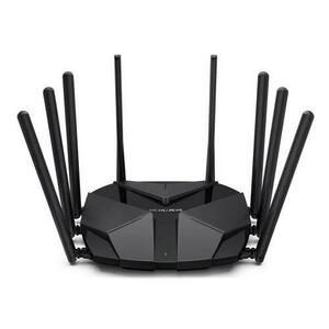 Router Wireless Mercusys MR90X, AX6000, Wi-Fi 6, Port 2.5 Gbps (Negru) imagine
