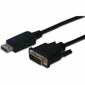 Cablu Assmann AK-340301-010-S, Displayport - DVI-D, 1m, Negru imagine