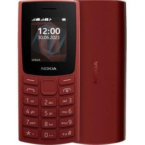 Telefon mobil Nokia 105 (2023), Dual Sim (Rosu) imagine