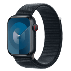 Smartwatch Apple Watch 9 GPS + Cellular, 45mm Midnight Aluminium Case, Midnight Sport Loop imagine