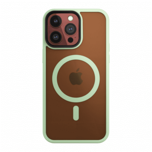 Husa Protectie Spate Next One Mist Shield pentru Apple iPhone 15 Pro Max, MagSafe Compatibil (Verde) imagine