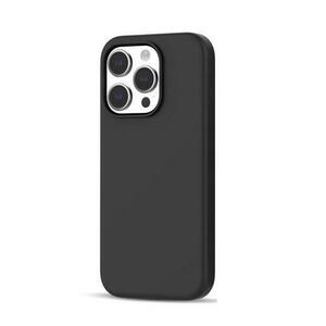 Carcasa TECH-PROTECT Silicone MagSafe compatibila cu iPhone 15 Pro, Negru imagine