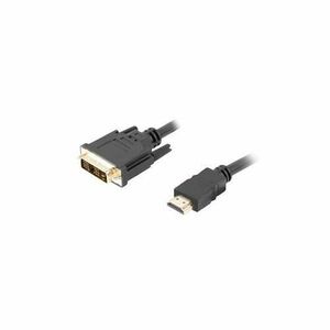 Cablu HDMI, Lanberg, HDMI/DVI-D, 3m, Negru imagine