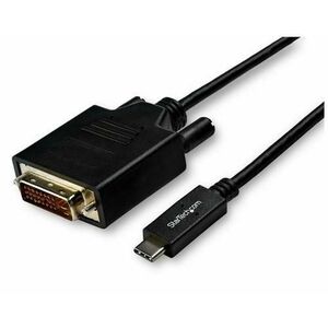 Cablu StarTech CDP2DVI3MBNL, DVI-D, USB-C, 3m (Negru) imagine