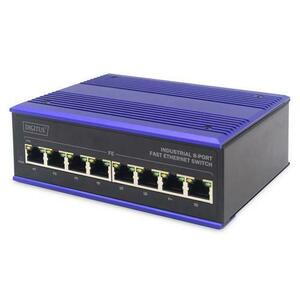 Comutator Fast Ethernet, Digitus, Industrial cu 8 porturi imagine