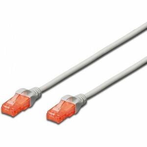 Cablu U / UTP Digitus Patch Cord, Cat. 6 Professional, Pvc, 3 m, Gri imagine