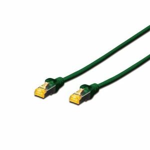 Cablu de corectie Digitus CAT6A S-FTP 0, 5 m, DK-1644-A-005/G, Verde imagine